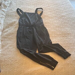 Albion Black Women's Jumpsuit with Gold Accents